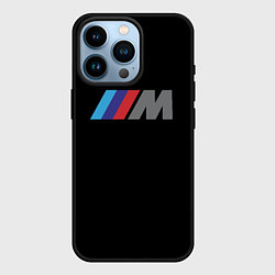 Чехол для iPhone 14 Pro BMW sport logo, цвет: 3D-черный