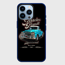 Чехол для iPhone 14 Pro Винтажный пикап Chevrolet Apache 1959 года, цвет: 3D-тёмно-синий