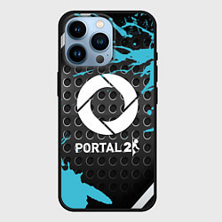 Чехол для iPhone 14 Pro Portal game краски, цвет: 3D-черный