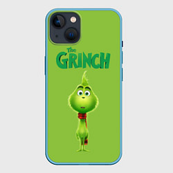 Чехол для iPhone 14 The Grinch, цвет: 3D-голубой