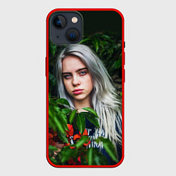 Чехол для iPhone 14 BILLIE EILISH, цвет: 3D-красный