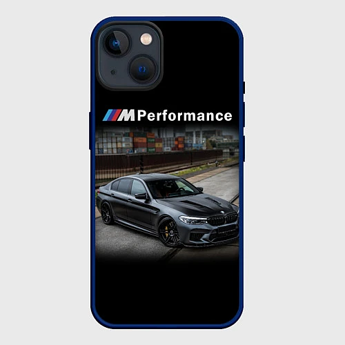 Чехол iPhone 14 BMW Z / 3D-Тёмно-синий – фото 1