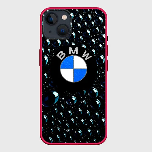 Чехол iPhone 14 BMW Collection Storm / 3D-Малиновый – фото 1