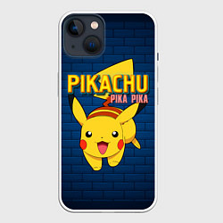 Чехол для iPhone 14 ПИКА ПИКА PIKA PIKA, цвет: 3D-белый