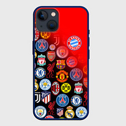 Чехол для iPhone 14 BAYERN MUNCHEN BEST FC SPORT, цвет: 3D-тёмно-синий