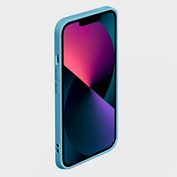 Чехол для iPhone 14 JOJOS BIZARRE ADVENTURE ЛИЦО ГЕРОЯ, цвет: 3D-голубой — фото 2