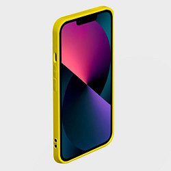 Чехол для iPhone 14 Infinity Autosport, цвет: 3D-желтый — фото 2