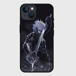 Чехол для iPhone 14 Metal Gear Rising - В дыму, цвет: 3D-черный