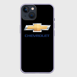 Чехол для iPhone 14 Chevrolet sport auto, цвет: 3D-светло-сиреневый