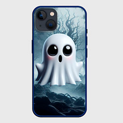 Чехол для iPhone 14 Привидениус, цвет: 3D-тёмно-синий