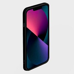 Чехол для iPhone 14 Милая красная панда на чёрном фоне, цвет: 3D-черный — фото 2
