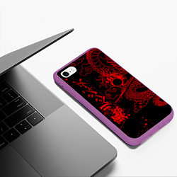 Чехол iPhone 6/6S Plus матовый ТОКИЙСКИЕ МСТИТЕЛИ КРАСНЫЙ ДРАКОН, цвет: 3D-фиолетовый — фото 2