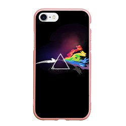 Чехол iPhone 7/8 матовый Покемоны, цвет: 3D-светло-розовый