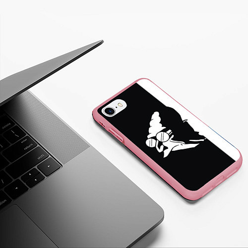 Чехол iPhone 7/8 матовый Grandfather: Black & White / 3D-Баблгам – фото 3