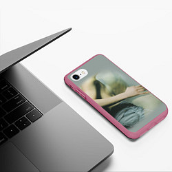 Чехол iPhone 7/8 матовый Placebo Body, цвет: 3D-малиновый — фото 2