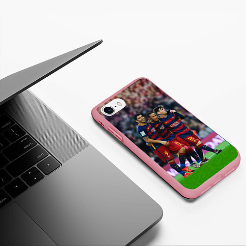 Чехол iPhone 7/8 матовый Barcelona5 / 3D-Баблгам – фото 3