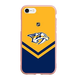 Чехол iPhone 7/8 матовый NHL: Nashville Predators