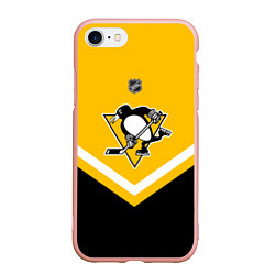 Чехол iPhone 7/8 матовый NHL: Pittsburgh Penguins