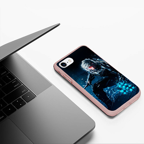 Чехол iPhone 7/8 матовый Metal gear solid 4 / 3D-Светло-розовый – фото 3