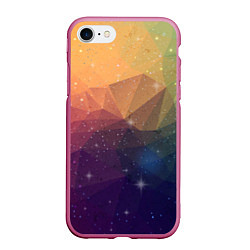 Чехол iPhone 7/8 матовый Polygon Star, цвет: 3D-малиновый
