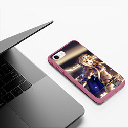 Чехол iPhone 7/8 матовый Alice Schuberg1, цвет: 3D-малиновый — фото 2