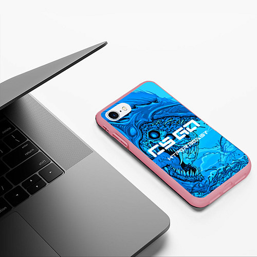 Чехол iPhone 7/8 матовый CS:GO Cold Hyper Beast / 3D-Баблгам – фото 3