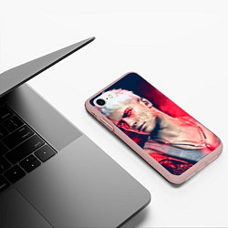 Чехол iPhone 7/8 матовый DmC: Devil May Cry, цвет: 3D-светло-розовый — фото 2