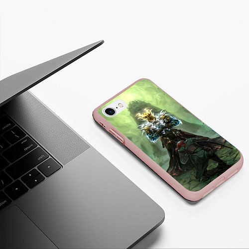 Чехол iPhone 7/8 матовый TES: Heaven Knight / 3D-Светло-розовый – фото 3