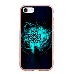 Чехол iPhone 7/8 матовый Breaking Benjamin, цвет: 3D-светло-розовый