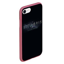 Чехол iPhone 7/8 матовый Stellaris, цвет: 3D-малиновый — фото 2