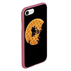 Чехол iPhone 7/8 матовый Wafer Rider, цвет: 3D-малиновый — фото 2