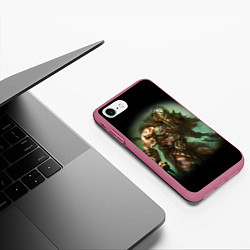 Чехол iPhone 7/8 матовый Magic: The Gathering, цвет: 3D-малиновый — фото 2
