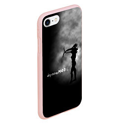 Чехол iPhone 7/8 матовый Depeche Mode, цвет: 3D-светло-розовый — фото 2