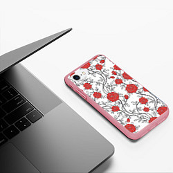 Чехол iPhone 7/8 матовый Сад из Роз, цвет: 3D-баблгам — фото 2