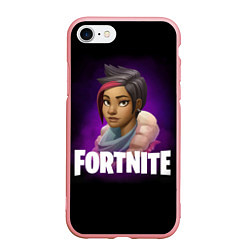 Чехол iPhone 7/8 матовый Fortnite, цвет: 3D-баблгам