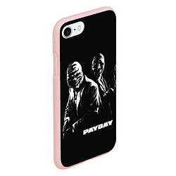 Чехол iPhone 7/8 матовый Payday, цвет: 3D-светло-розовый — фото 2