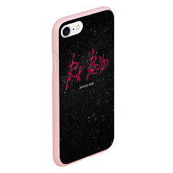 Чехол iPhone 7/8 матовый Pink Phloyd: Lonely star, цвет: 3D-светло-розовый — фото 2