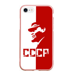 Чехол iPhone 7/8 матовый Ленин СССР