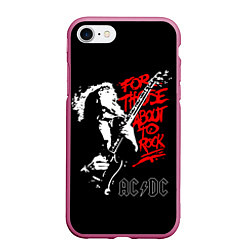 Чехол iPhone 7/8 матовый AC/DC: For Those About to Rock