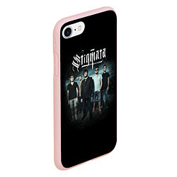Чехол iPhone 7/8 матовый Stigmata Band, цвет: 3D-светло-розовый — фото 2
