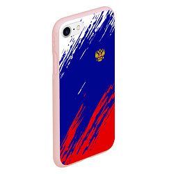 Чехол iPhone 7/8 матовый RUSSIA SPORT, цвет: 3D-светло-розовый — фото 2