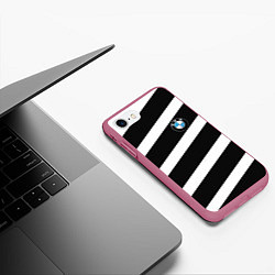 Чехол iPhone 7/8 матовый BMW G&W, цвет: 3D-малиновый — фото 2