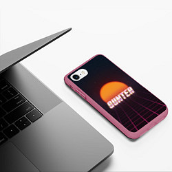 Чехол iPhone 7/8 матовый Vapor Gunter, цвет: 3D-малиновый — фото 2