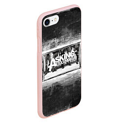 Чехол iPhone 7/8 матовый Asking Alexandria, цвет: 3D-светло-розовый — фото 2