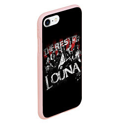 Чехол iPhone 7/8 матовый The best of Louna, цвет: 3D-светло-розовый — фото 2
