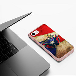 Чехол iPhone 7/8 матовый HC Capitals: Old Style, цвет: 3D-светло-розовый — фото 2