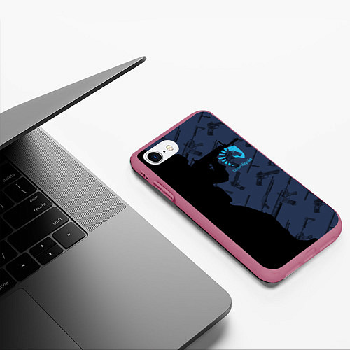 Чехол iPhone 7/8 матовый CS:GO Team Liquid / 3D-Малиновый – фото 3