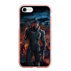 Чехол iPhone 7/8 матовый Mass Effect: Soldier