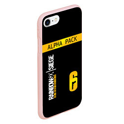 Чехол iPhone 7/8 матовый Rainbow Six Siege: Alpha Pack, цвет: 3D-светло-розовый — фото 2
