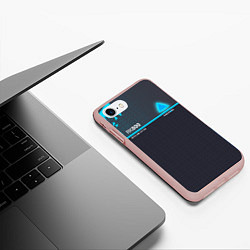 Чехол iPhone 7/8 матовый Detroit: RK800, цвет: 3D-светло-розовый — фото 2